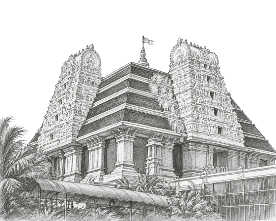 Temple Illustration